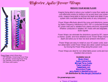 Tablet Screenshot of powerwraps.com